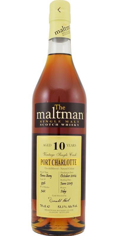 Port Charlotte 2004 MBl The Maltman