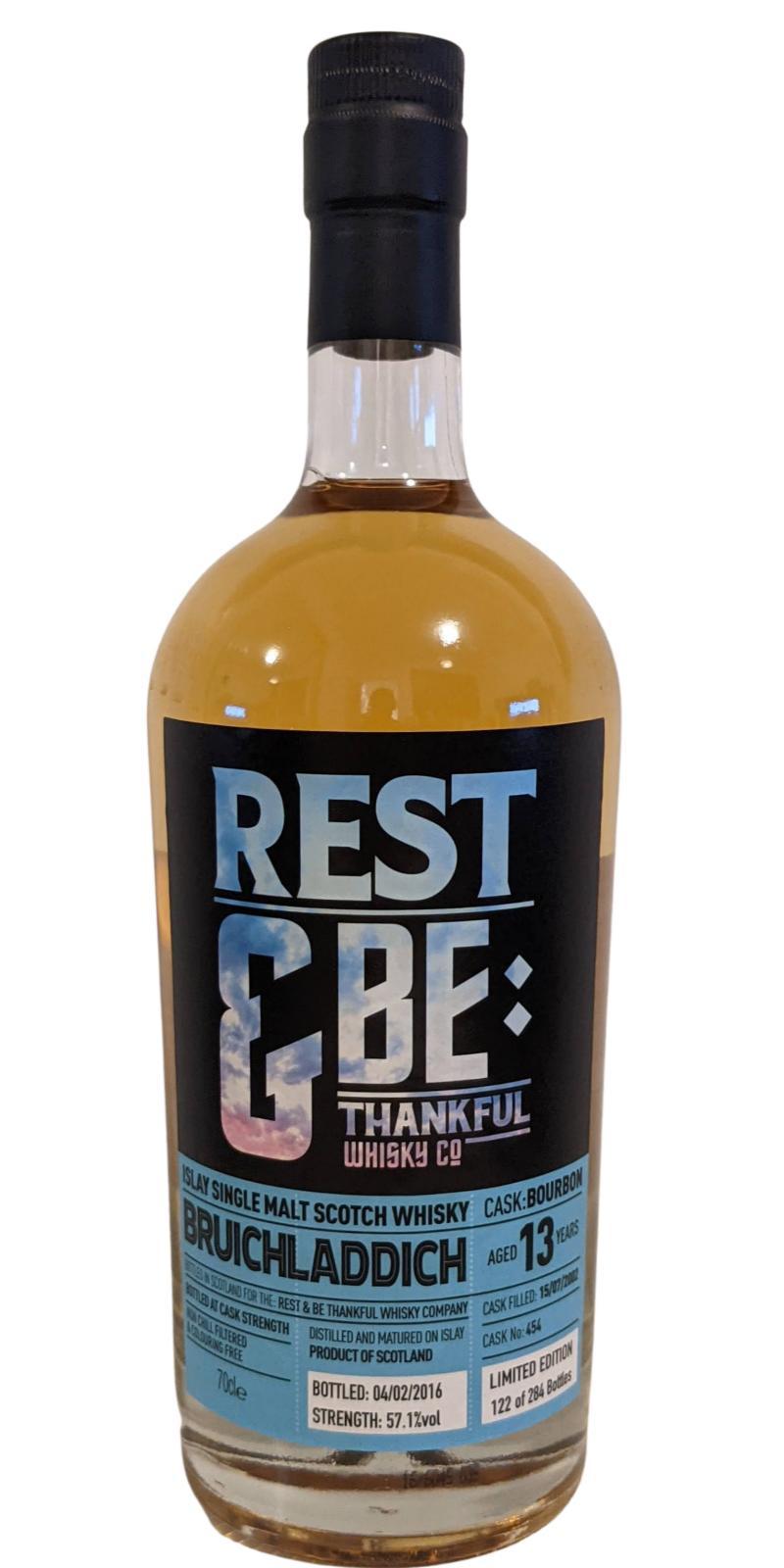 Bruichladdich 2002 RBTW Limited Edition