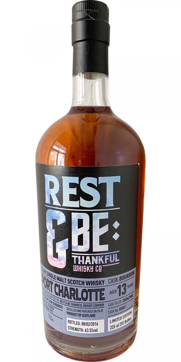 Port Charlotte 2002 RBTW Limited Edition