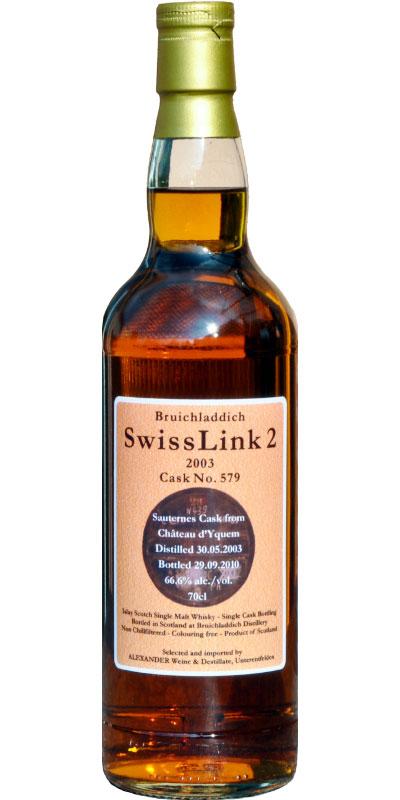 Bruichladdich 2003 AxWD Swiss Link 2
