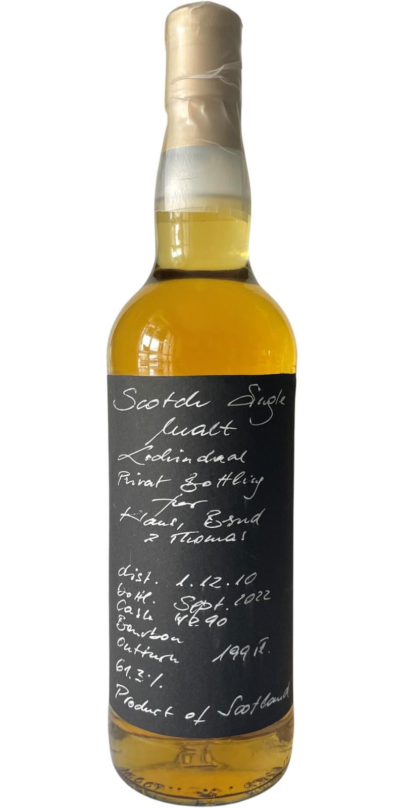 Lochindaal 2010 MC Private Bottling
