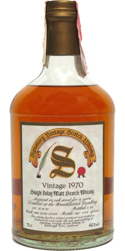 Bruichladdich 1970 SV Vintage Collection - Dumpy