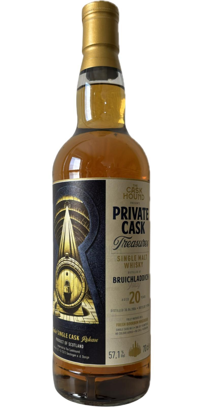 Bruichladdich 2004 TCaH Private Cask Treasures
