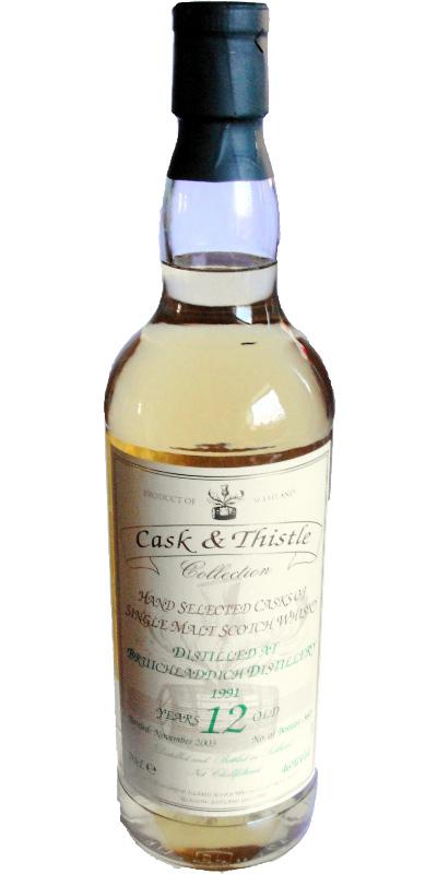 Bruichladdich 1991 H&I Cask & Thistle Collection