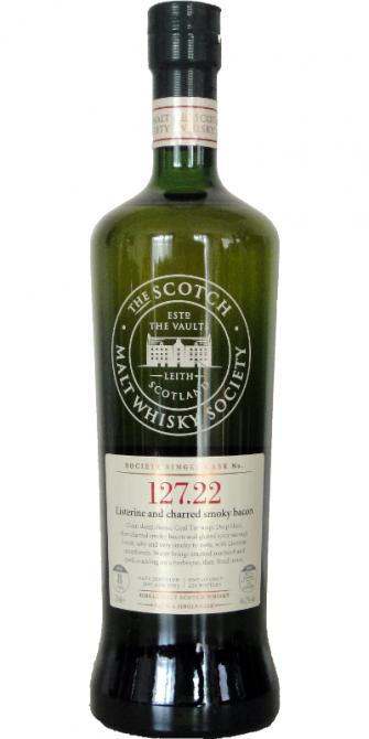 Port Charlotte 2003 SMWS 127.22 Listerine and charred smoky bacon
