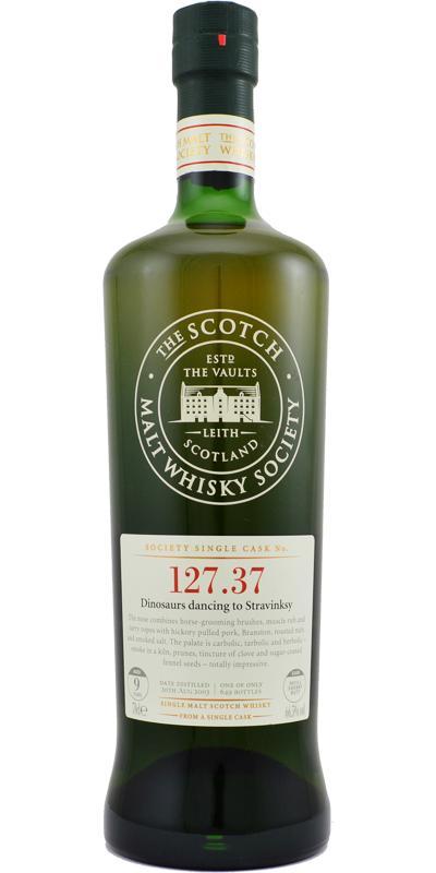 Port Charlotte 2003 SMWS 127.37 Dinosaurs dancing to Stravinsky