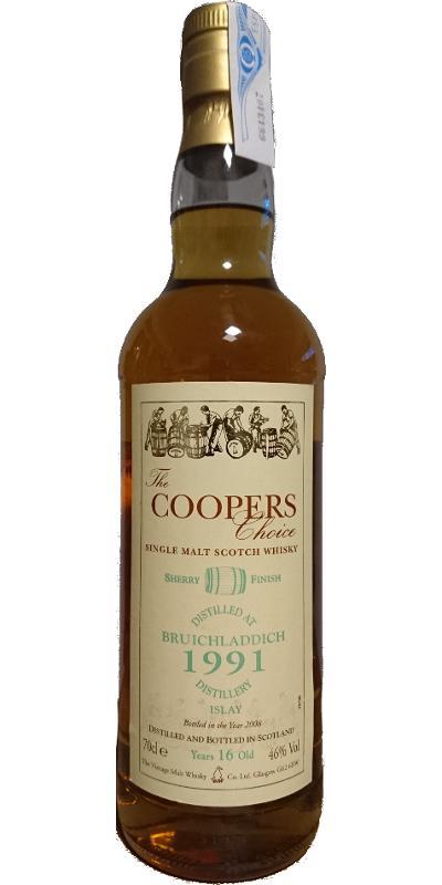 Bruichladdich 1991 VM The Cooper's Choice