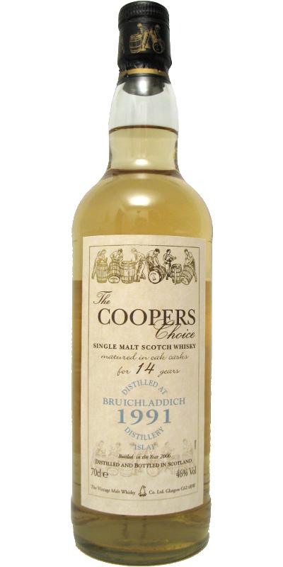 Bruichladdich 1991 VM The Cooper's Choice