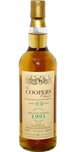 Bruichladdich 1991 VM The Cooper's Choice