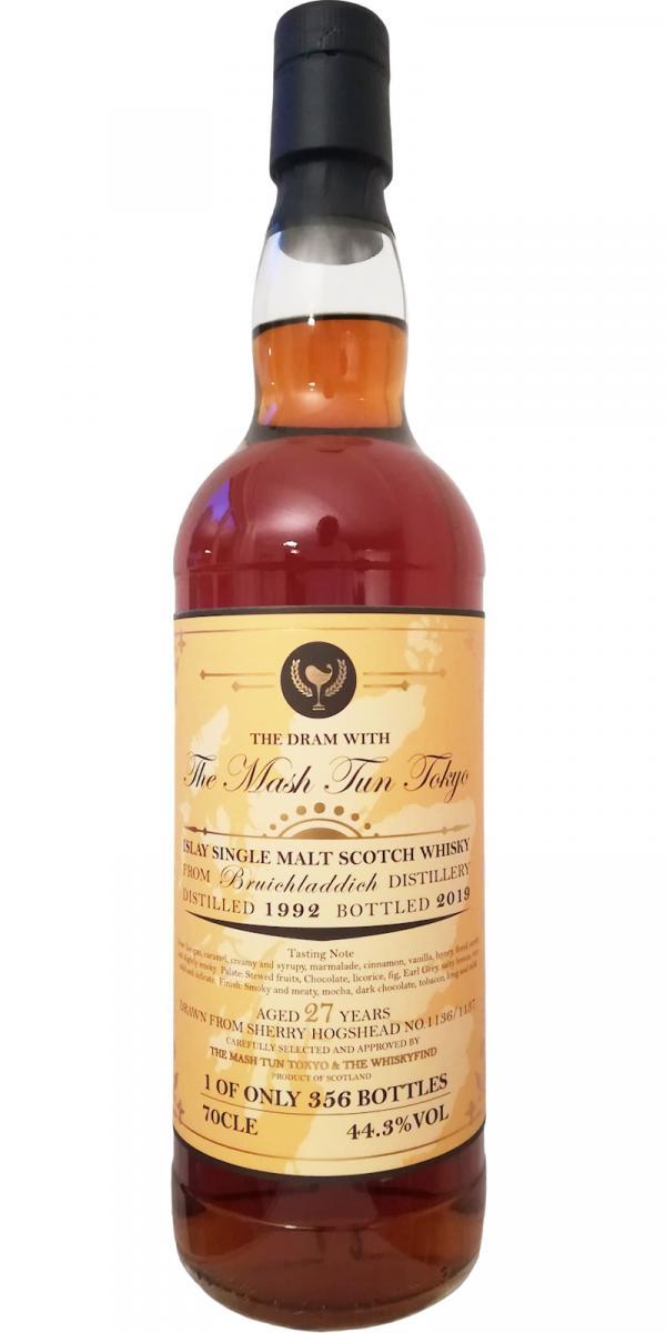 Bruichladdich 1992 TWf The Mash Tun Tokyo
