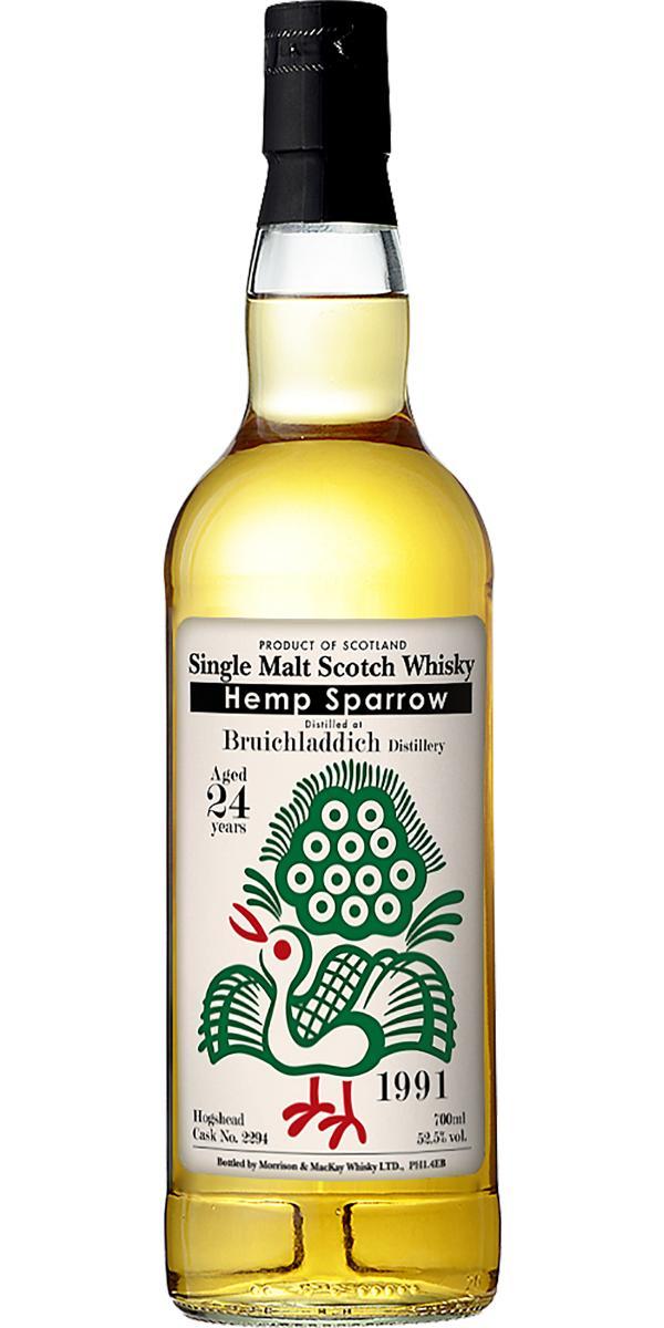 Bruichladdich 1991 W-e Hemp Sparrow