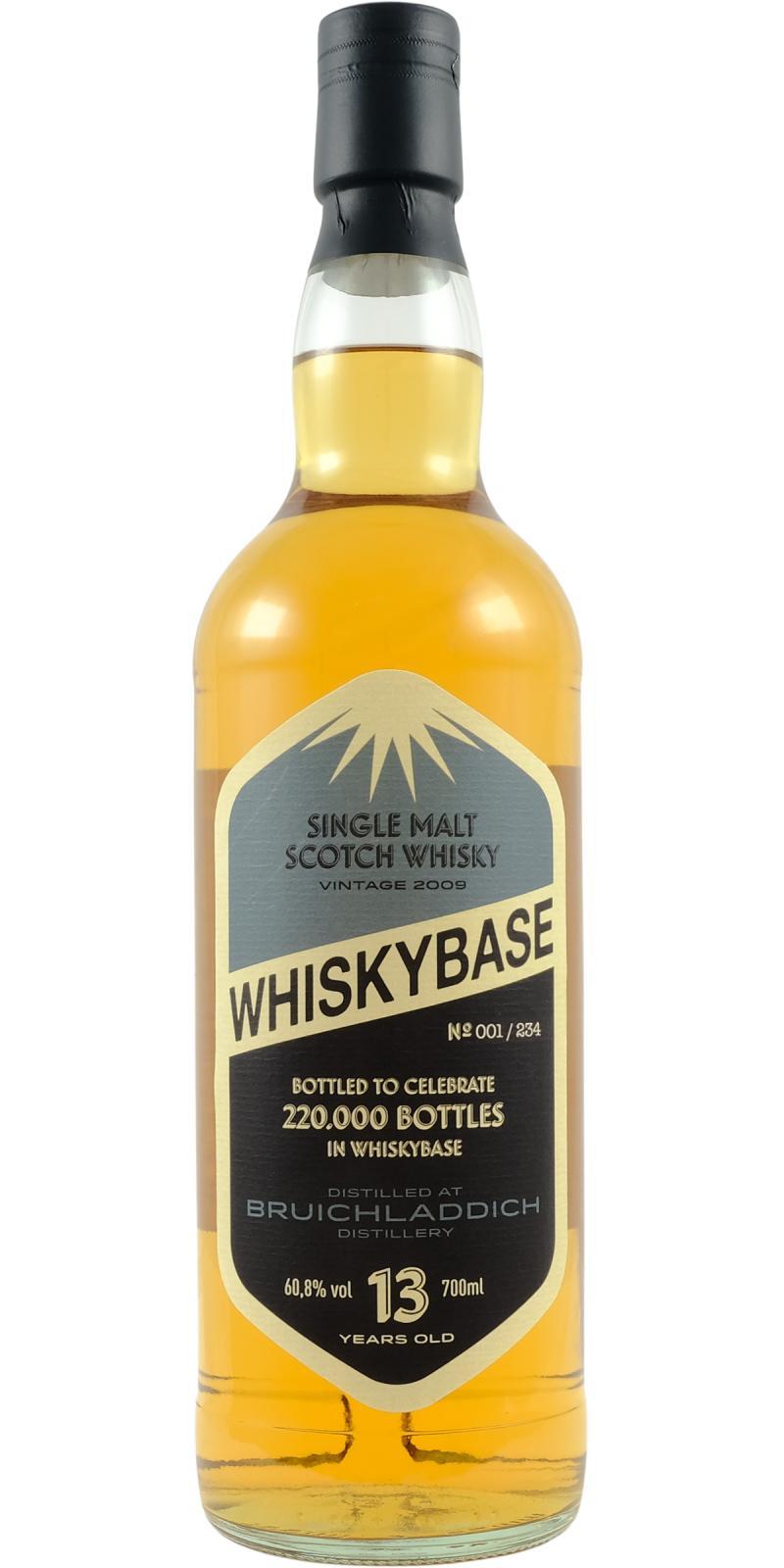 Bruichladdich 2009 WB 220.000 bottles in Whiskybase