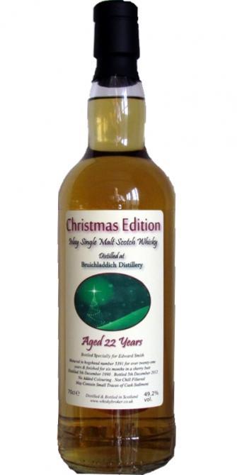 Bruichladdich 1990 WhB Christmas Edition