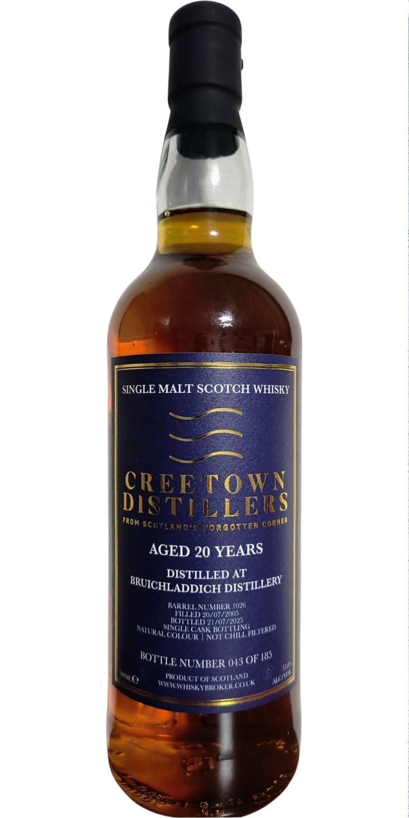 Bruichladdich 2005 WhB Creetown Distillers