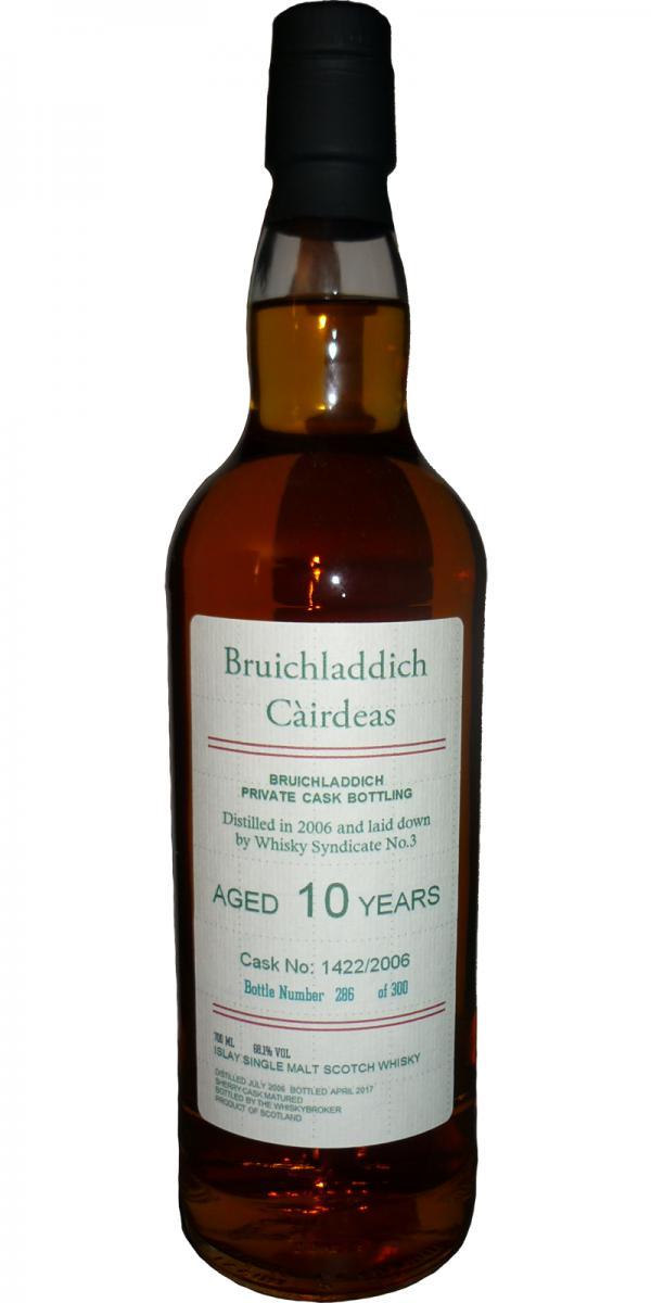 Bruichladdich 2006 - Càirdeas WhB Single Cask Bottling