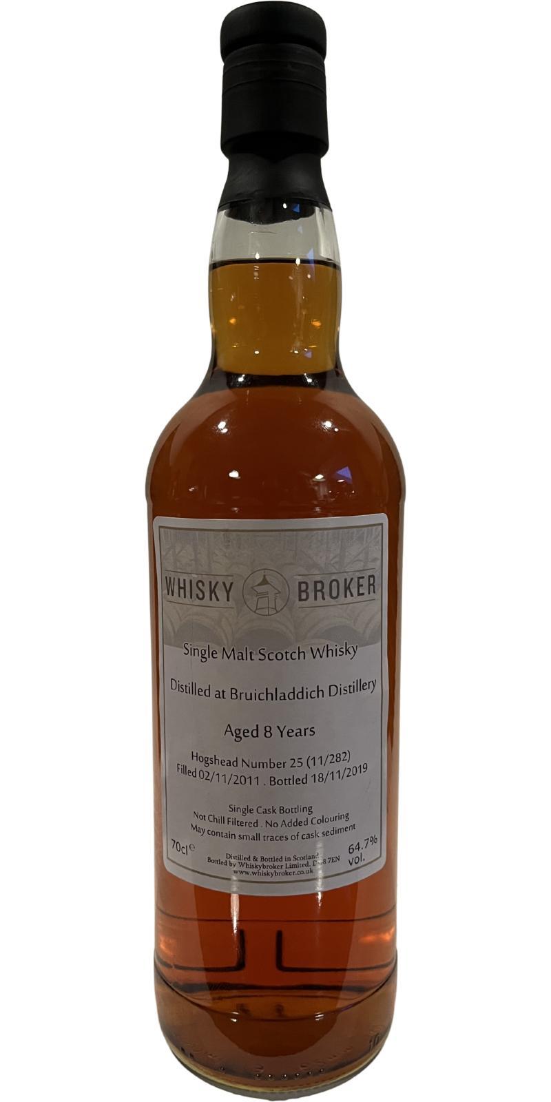 Bruichladdich 2011 WhB Single Cask Bottling