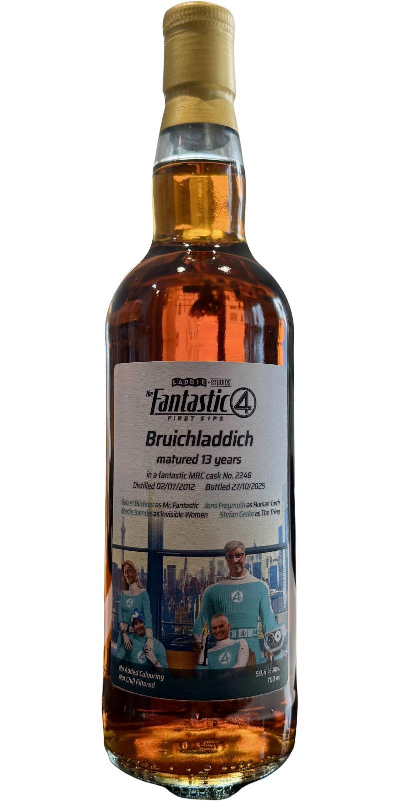 Bruichladdich 2012 WhB Private Single Cask Bottling