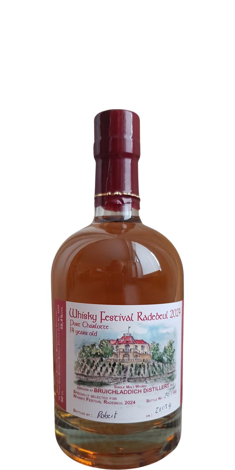 Port Charlotte 2010 WlRb Private Cask