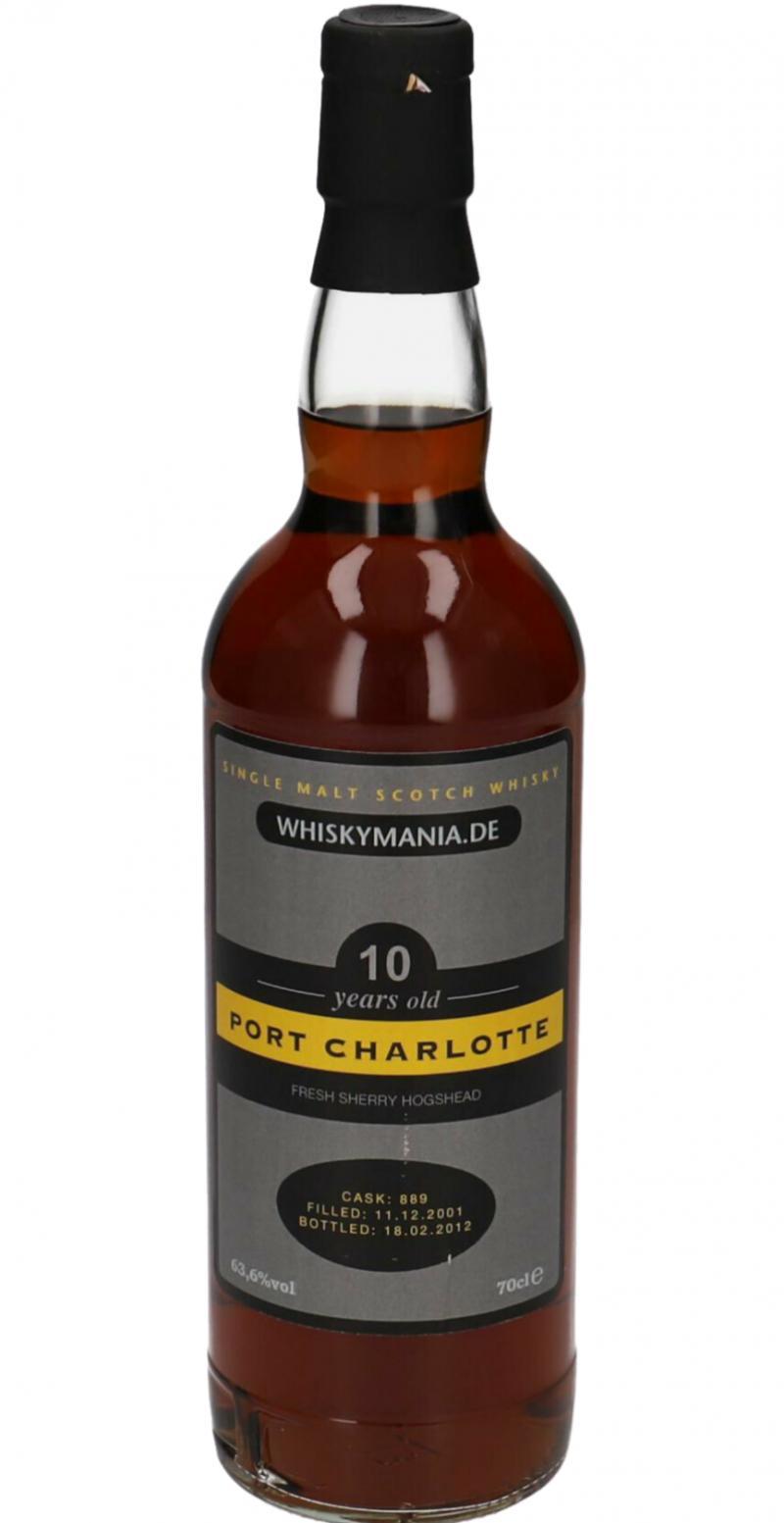 Port Charlotte 2001 Wm.de Private Cask Bottling