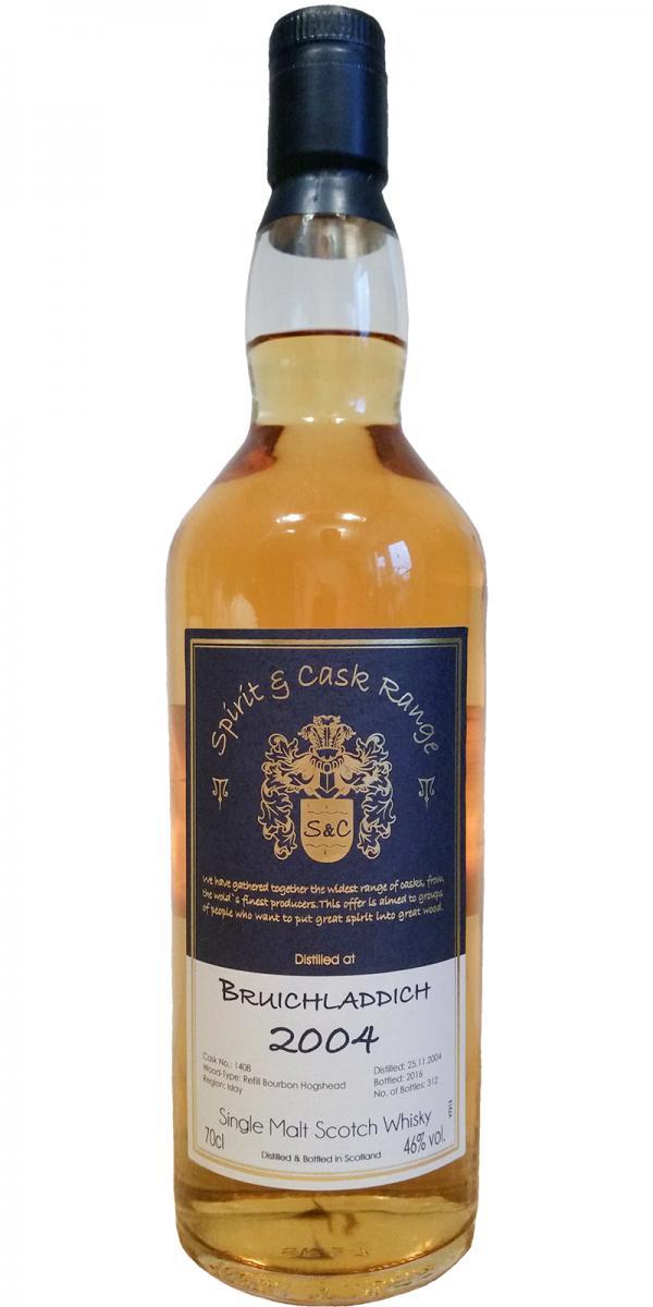 Bruichladdich 2004 Wx Spirit & Cask Range