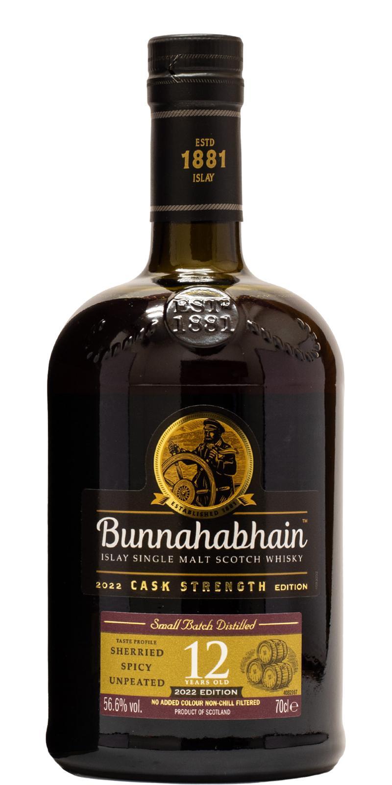 Bunnahabhain 12-year-old Cask Strength Edition 2022
