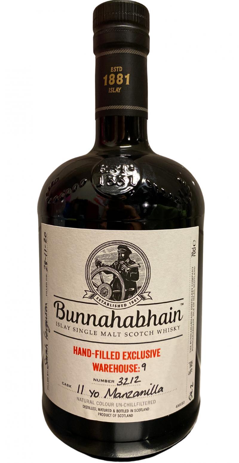 Bunnahabhain 11-year-old Warehouse 9 - Hand-Filled Exclusive