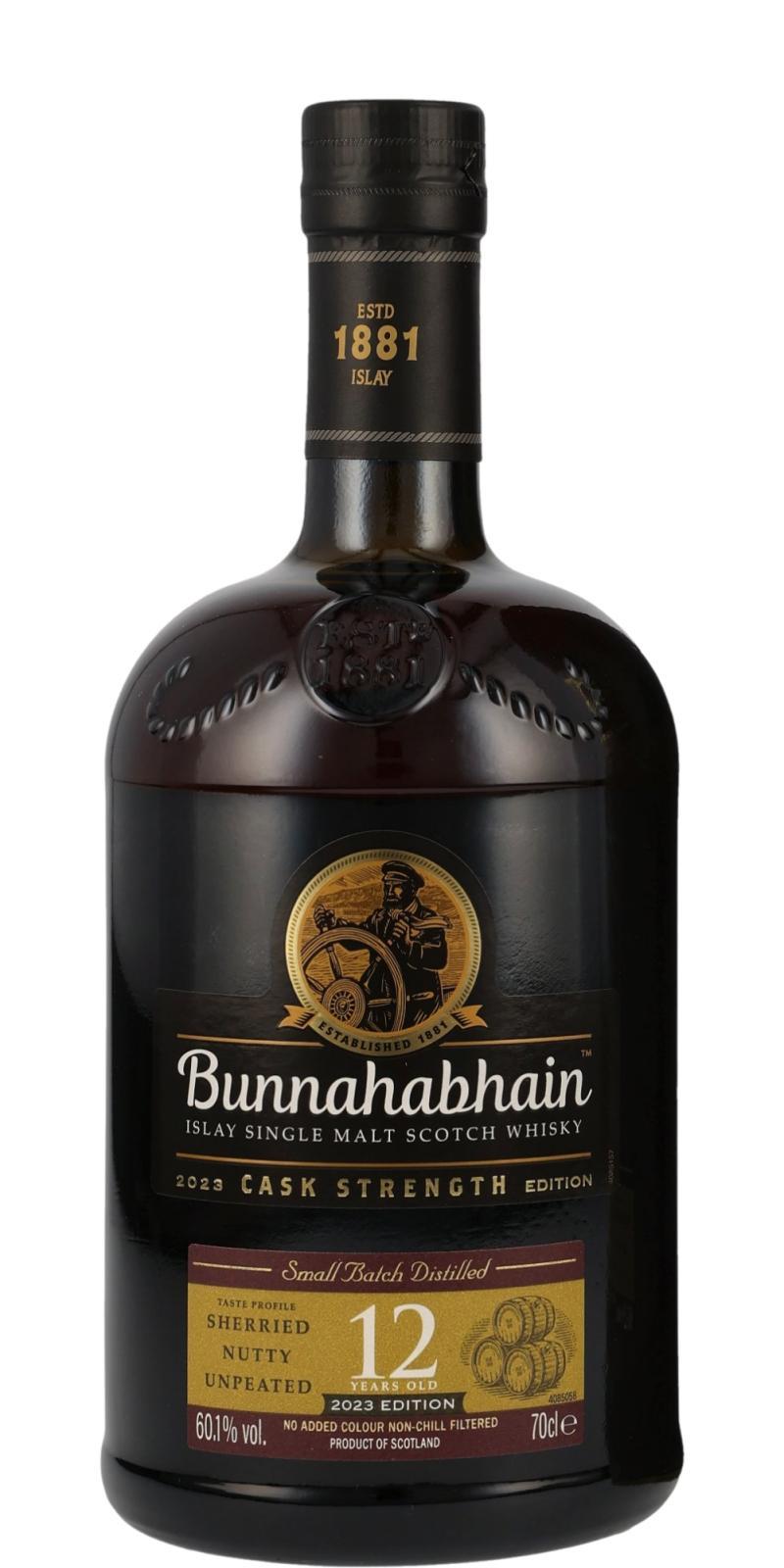 Bunnahabhain 12-year-old Cask Strength Edition 2023