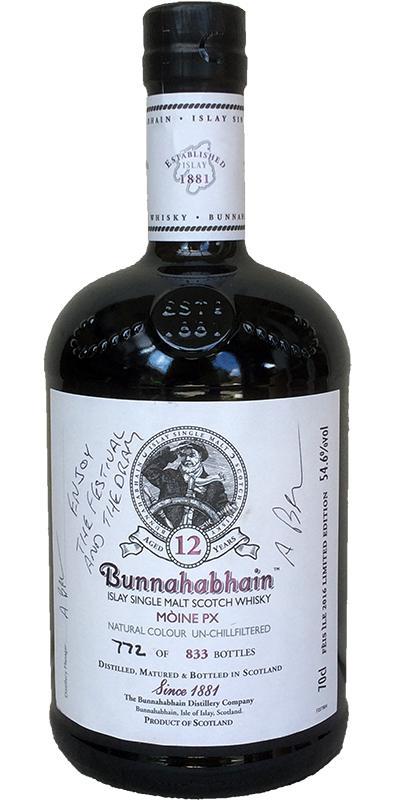 Bunnahabhain 12-year-old Mòine Feis Ile 2016