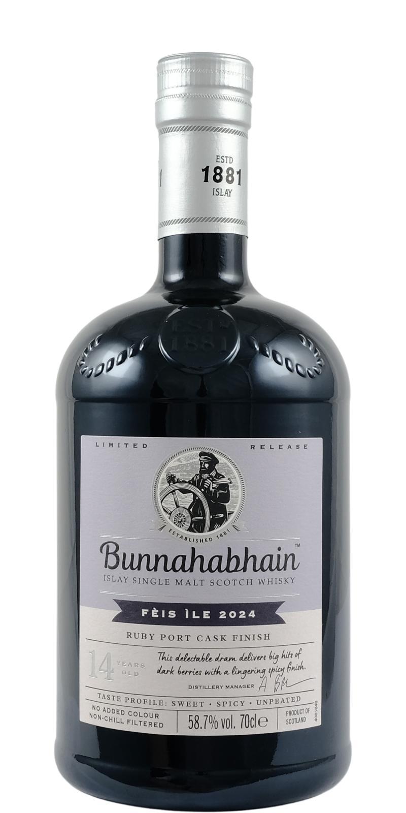 Bunnahabhain 14-year-old Feis Ile Edition 2024