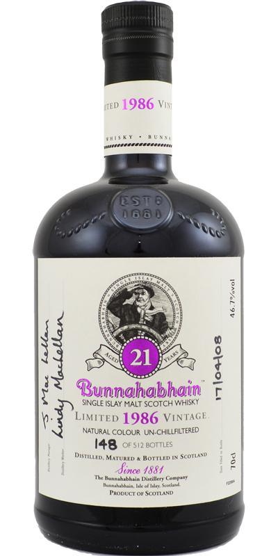 Bunnahabhain 1986 Feis Ile 2008