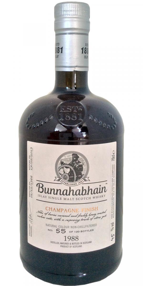 Bunnahabhain 1988 Champagne Finish