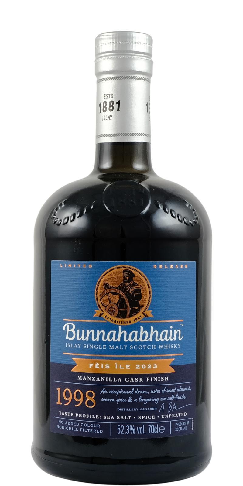 Bunnahabhain 1998 Feis Ile 2023