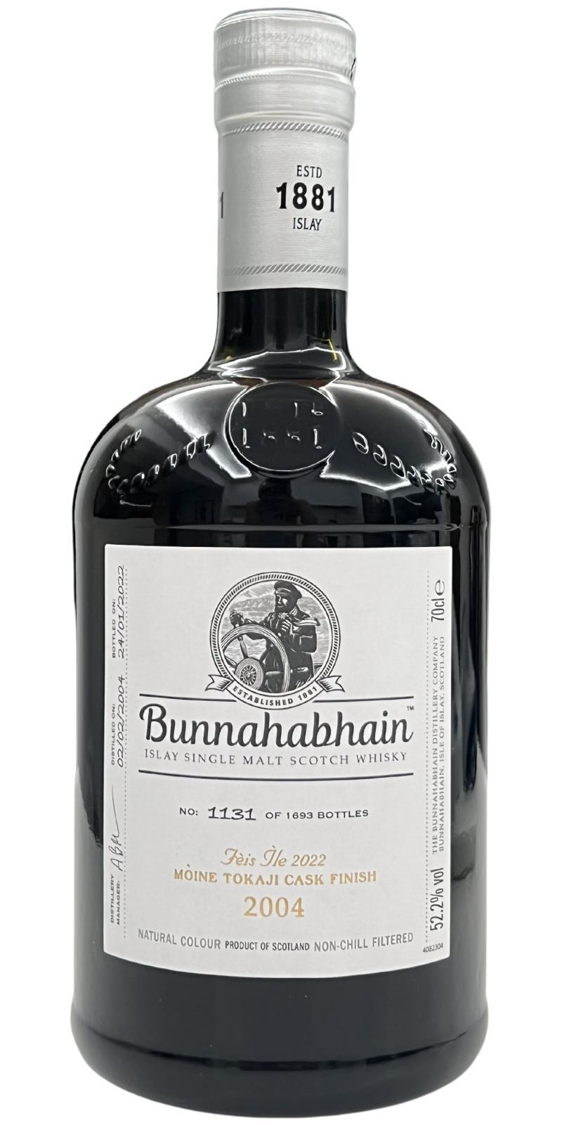 Bunnahabhain 2004 Fèis Ìle 2022
