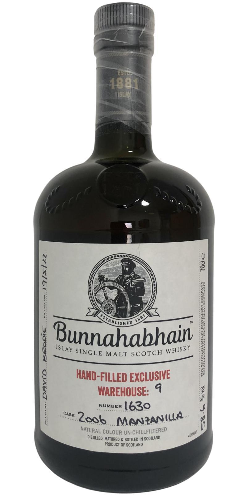 Bunnahabhain 2006 Hand-Filled Warehouse Exclusive