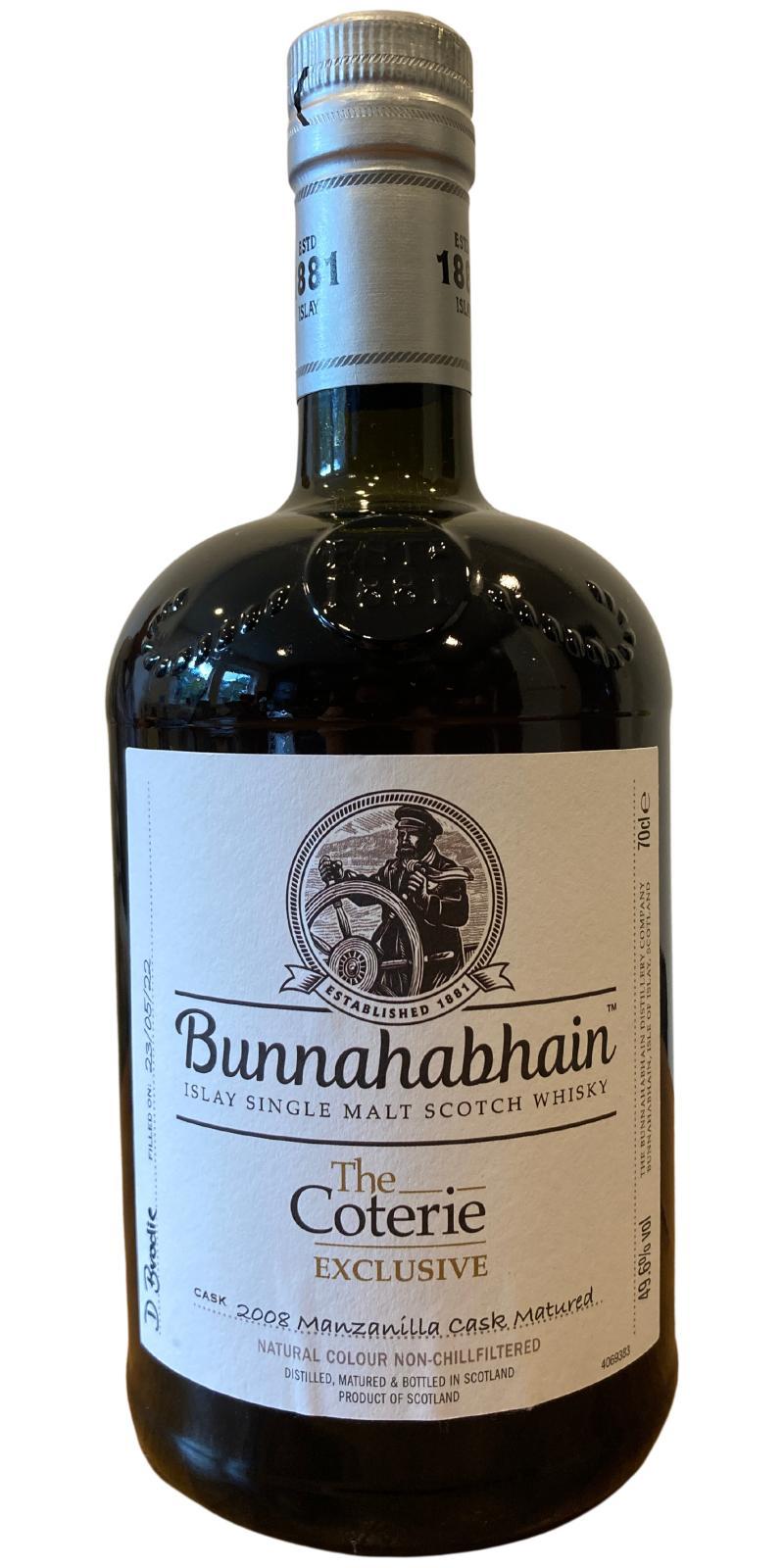 Bunnahabhain 2008 The Coterie Exclusive