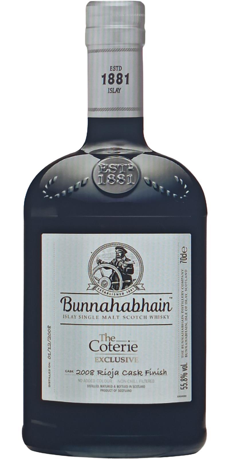 Bunnahabhain 2008 The Coterie Exclusive