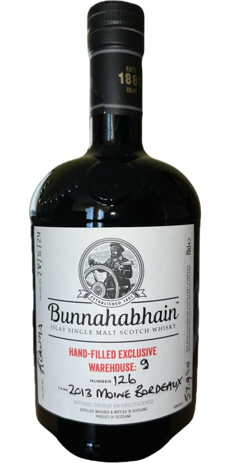 Bunnahabhain 2013 Moine Warehouse 9 - Hand-Filled Exclusive