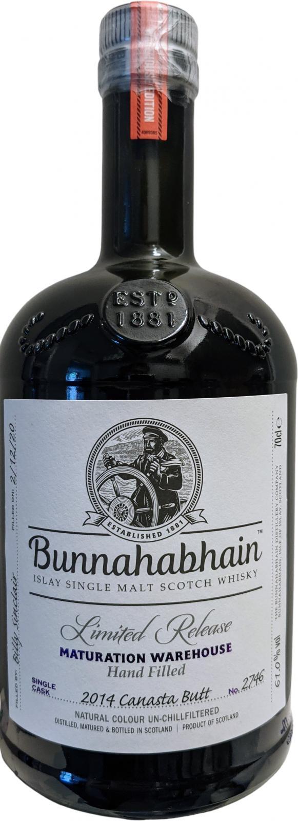 Bunnahabhain 2014 Handfilled at Distillery