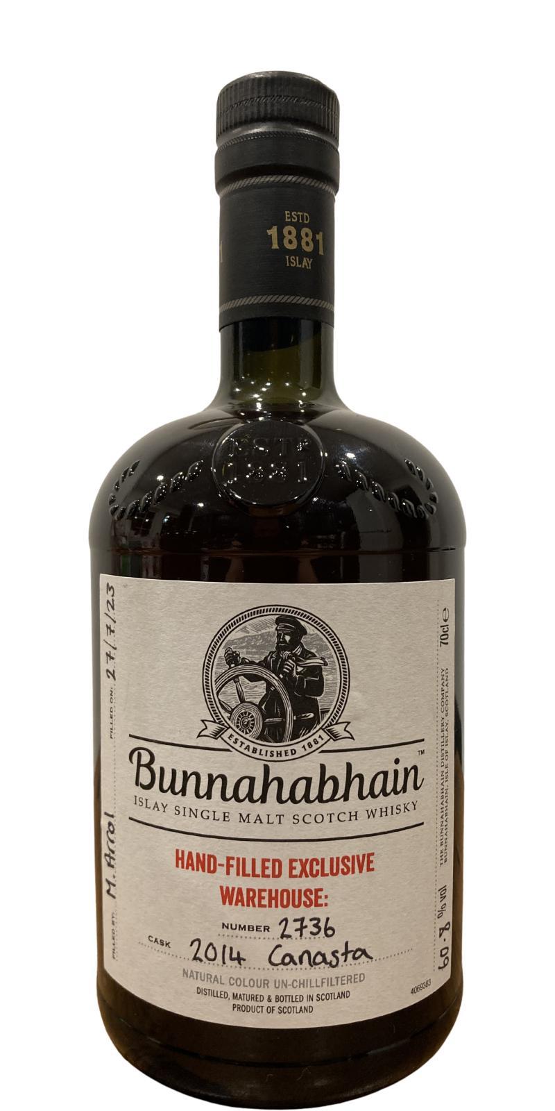 Bunnahabhain 2014 Hand-filled at Warehouse #9