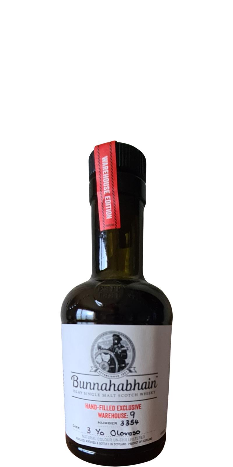 Bunnahabhain 2019 Distillery Bottling Warehouse No.9