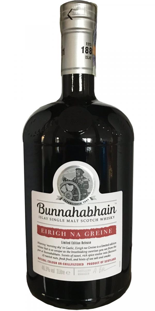 Bunnahabhain Eirigh Na Greine Limited Edition Release