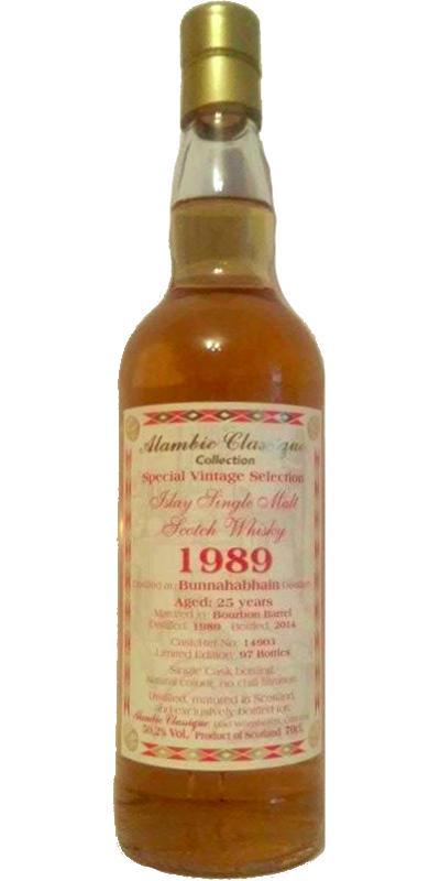 Bunnahabhain 1989 AC Special Vintage Selection