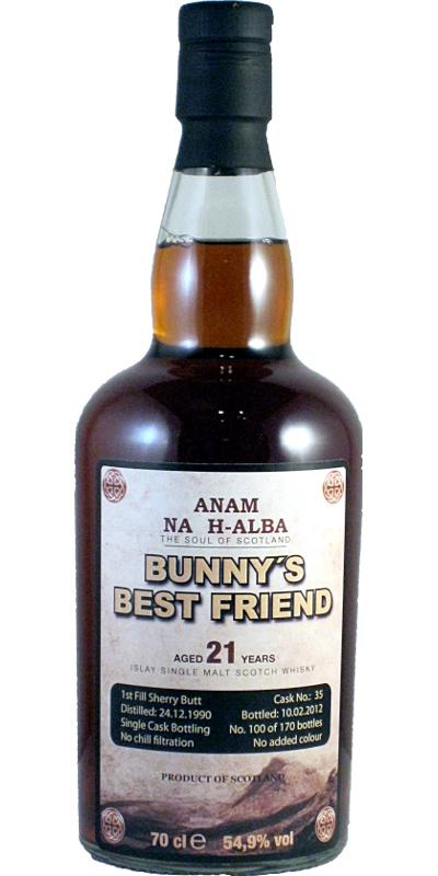 Bunnahabhain 1990 ANHA Bunny's Best Friend