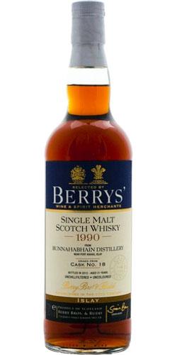 Bunnahabhain 1990 BR Berrys'
