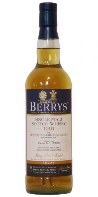 Bunnahabhain 1991 BR Berrys'