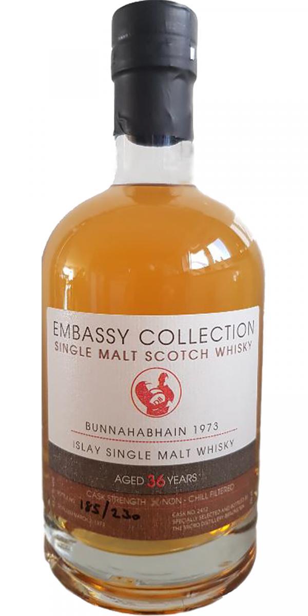 Bunnahabhain 1973 Bs Embassy Collection