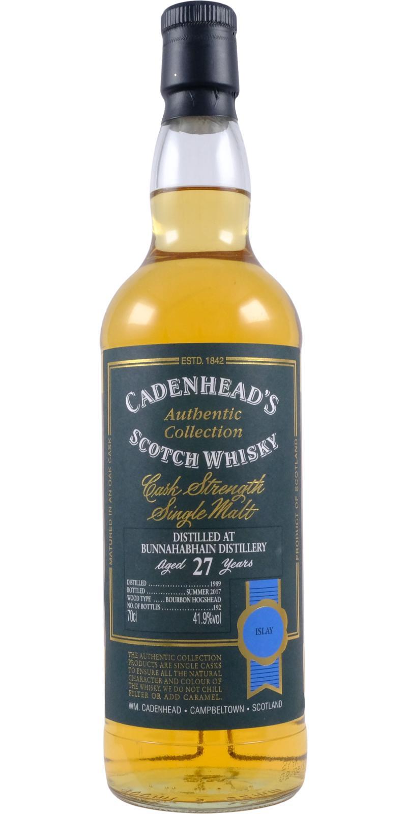 Bunnahabhain 1989 CA Authentic Collection - 175th Anniversary