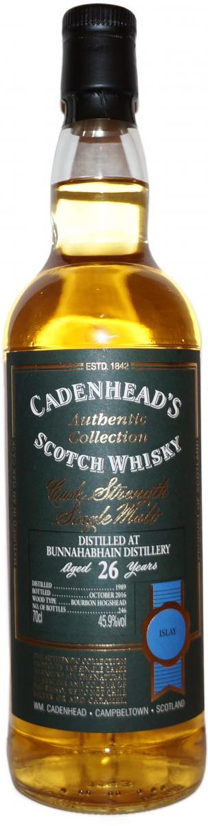 Bunnahabhain 1989 CA Authentic Collection