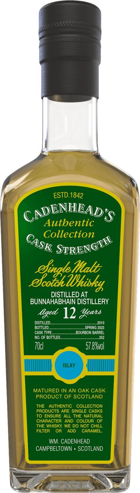 Bunnahabhain 2010 CA Authentic Collection - Cask Strength