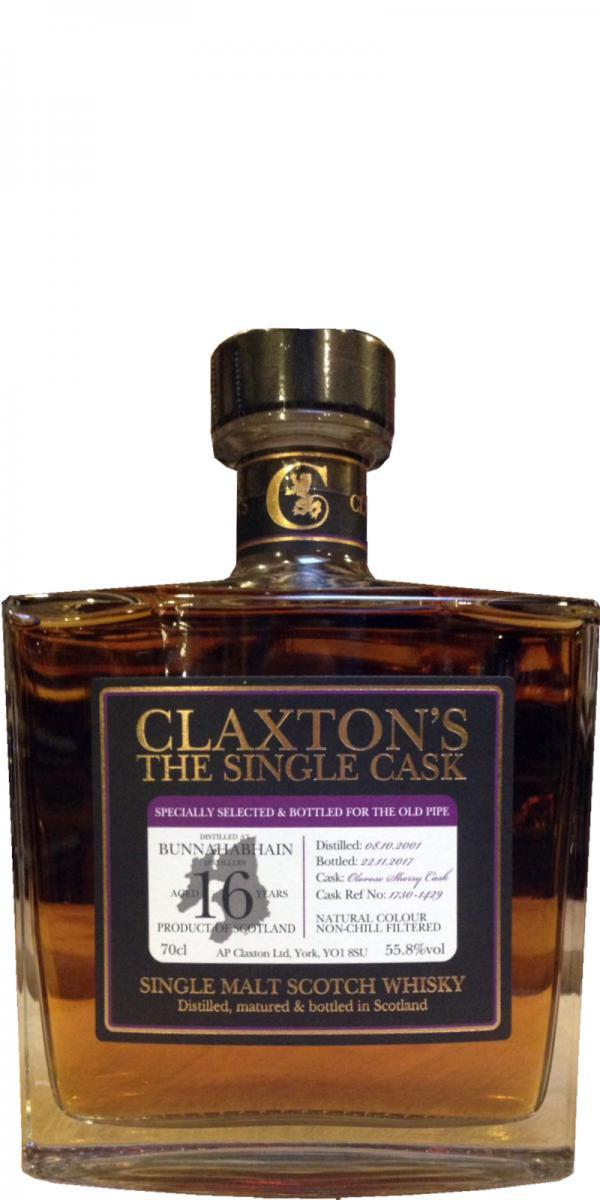 Bunnahabhain 2001 Cl The Single Cask